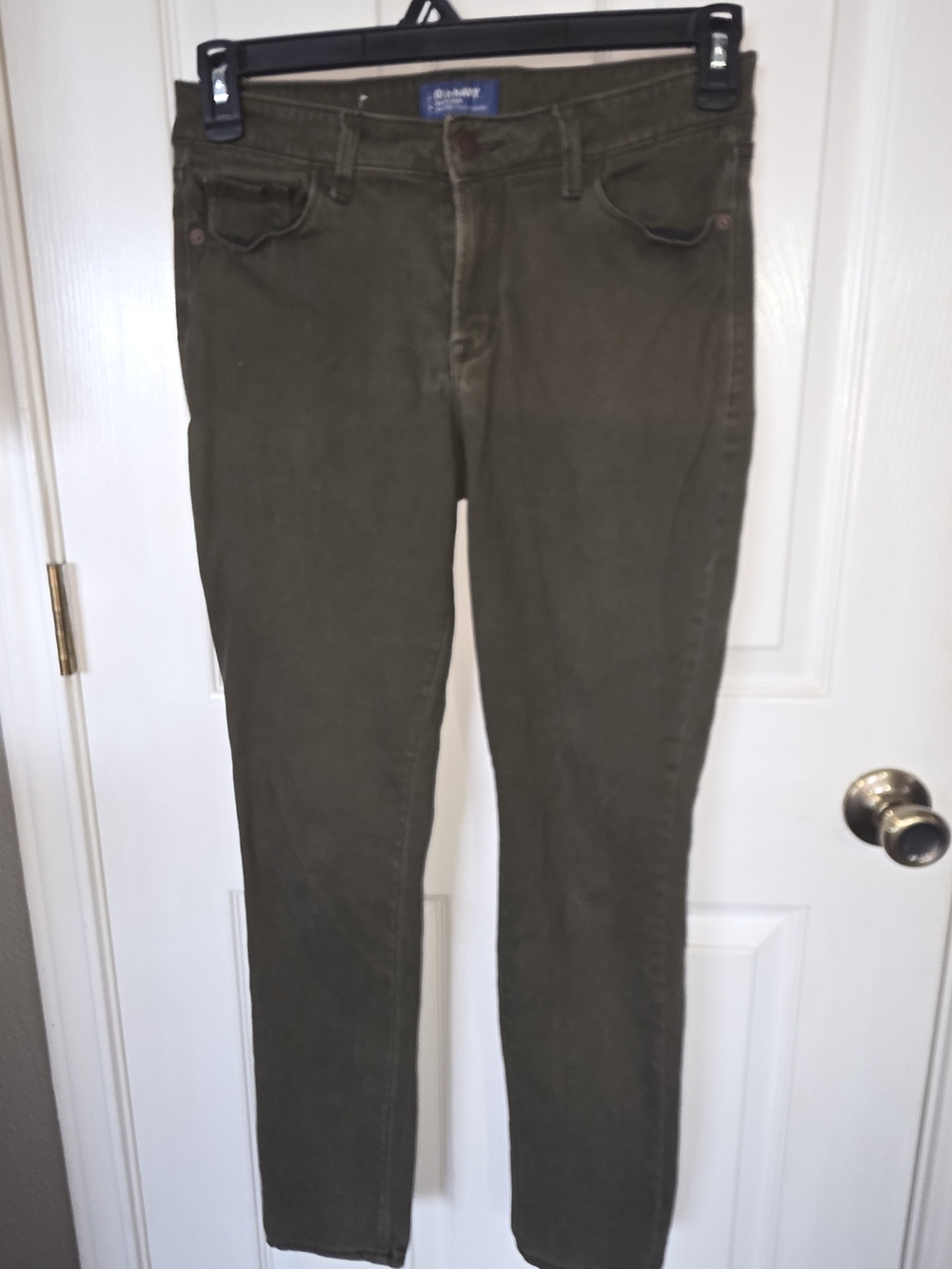 Old Navy Women’s Olive Green Slim Jeans